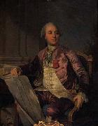 Joseph-Siffred  Duplessis Portrait of the Comte d-Angiviller oil painting artist